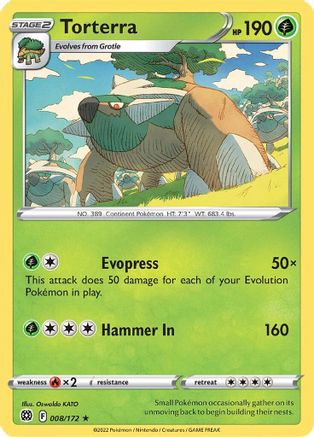 Torterra (008/172) [Deck Exclusives] Normal - Promo