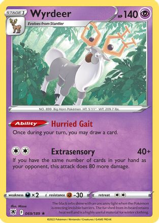 Wyrdeer (69/189) [Deck Exclusives] Normal - Rare