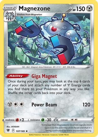 Magnezone (107/189) [Deck Exclusives] Normal - Rare