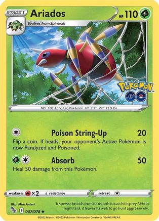 Ariados (007/78) [Pokemon GO] Normal - Uncommon