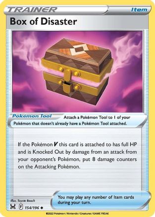Box of Disaster (154/196) [SWSH11 Lost Origin] Reverse Holofoil - Uncommon