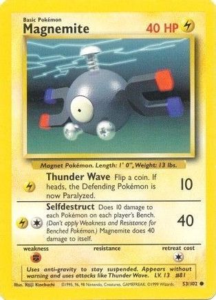 Magnemite (053/102) [Base Set] Normal - Common