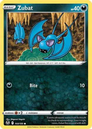 Zubat (103/195) [SWSH12 Silver Tempest] Normal - Common