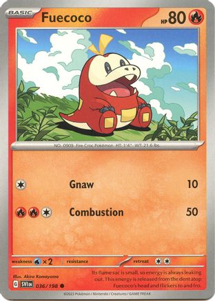 Fuecoco (036) [SV01 Scarlet & Violet Base Set] Normal - Common