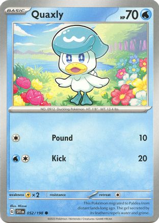 Quaxly (052) [SV01 Scarlet & Violet Base Set] Normal - Common