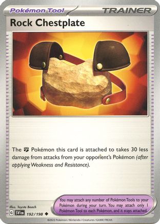 Rock Chestplate (192) [SV01 Scarlet & Violet Base Set] Normal - Uncommon
