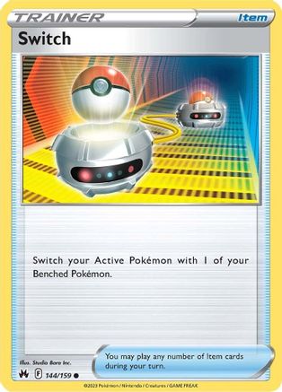 Switch (144/159) [SWSH Crown Zenith] Reverse Holofoil - Common