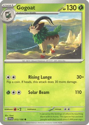 Gogoat (012) [SV01 Scarlet & Violet Base Set] Normal - Common