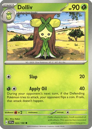 Dolliv (022/198) [SV01 Scarlet & Violet Base Set] Normal - Common