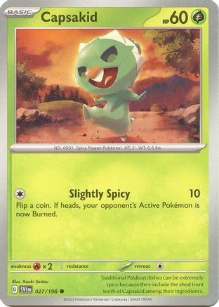 Capsakid (027/198) [SV01 Scarlet & Violet Base Set] Normal - Common