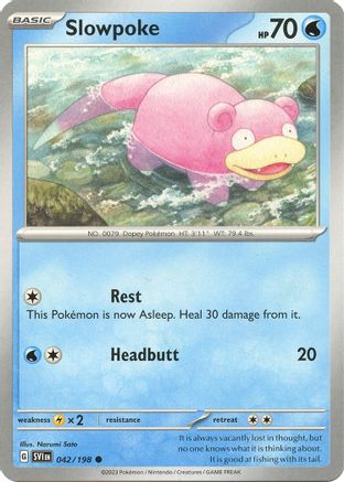 Slowpoke (042/198) [SV01 Scarlet & Violet Base Set] Normal - Common