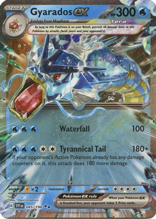 Gyarados ex (045/198) [SV01 Scarlet & Violet Base Set] Holofoil - Double Rare