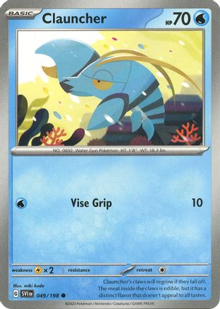 Clauncher (049/198) [SV01 Scarlet & Violet Base Set] Reverse Holofoil - Common