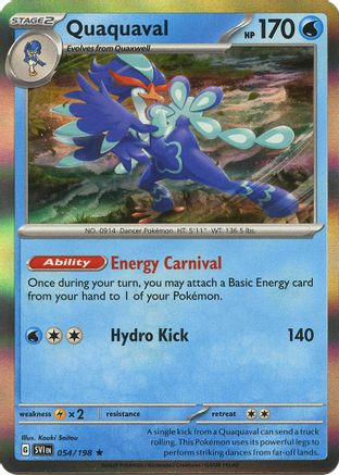 Quaquaval (054) [SV01 Scarlet & Violet Base Set] Holofoil - Rare