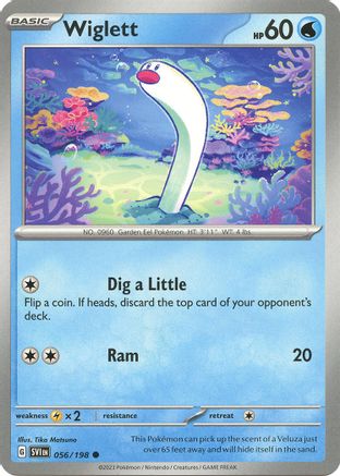 Wiglett (056/198) [SV01 Scarlet & Violet Base Set] Reverse Holofoil - Common