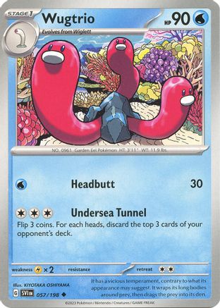Wugtrio (057) [SV01 Scarlet & Violet Base Set] Normal - Uncommon