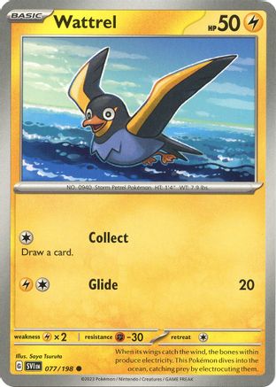 Wattrel (077/198) [SV01 Scarlet & Violet Base Set] Normal - Common