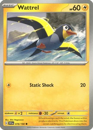 Wattrel (078/198) [SV01 Scarlet & Violet Base Set] Normal - Common
