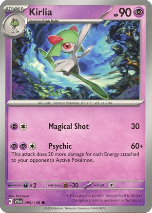 Kirlia (085/198) [SV01 Scarlet & Violet Base Set] Reverse Holofoil - Common