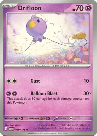 Drifloon (089) [SV01 Scarlet & Violet Base Set] Normal - Common
