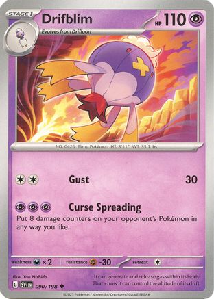 Drifblim (090) [SV01 Scarlet & Violet Base Set] Normal - Uncommon