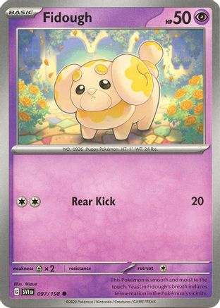 Fidough (097/198) [SV01 Scarlet & Violet Base Set] Normal - Common