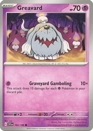 Greavard (104/198) [SV01 Scarlet & Violet Base Set] Normal - Common