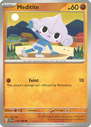 Meditite (110/198) [SV01 Scarlet & Violet Base Set] Normal - Common