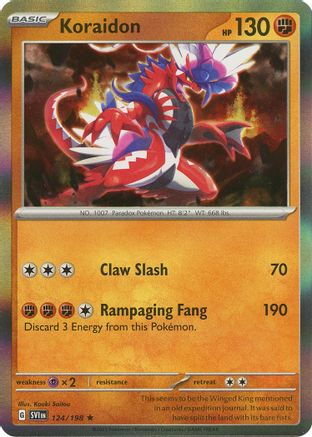 Koraidon (124) [SV01 Scarlet & Violet Base Set] Reverse Holofoil - Rare