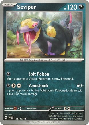 Seviper (128) [SV01 Scarlet & Violet Base Set] Normal - Common