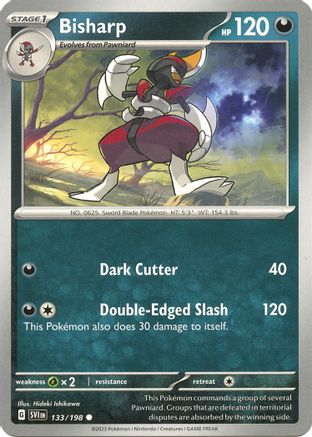 Bisharp (133) [SV01 Scarlet & Violet Base Set] Reverse Holofoil - Common