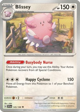 Blissey (145) [SV01 Scarlet & Violet Base Set] Reverse Holofoil - Uncommon