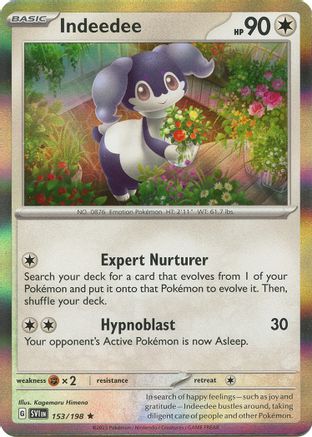 Indeedee (153) [SV01 Scarlet & Violet Base Set] Holofoil - Rare