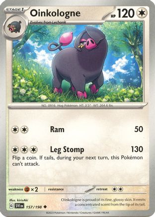 Oinkologne (157) [SV01 Scarlet & Violet Base Set] Reverse Holofoil - Uncommon