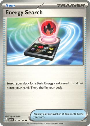 Energy Search (172) [SV01 Scarlet & Violet Base Set] Normal - Common