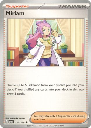 Miriam (179/198) [SV01 Scarlet & Violet Base Set] Normal - Uncommon