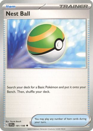Nest Ball (181/198) [SV01 Scarlet & Violet Base Set] Normal - Uncommon
