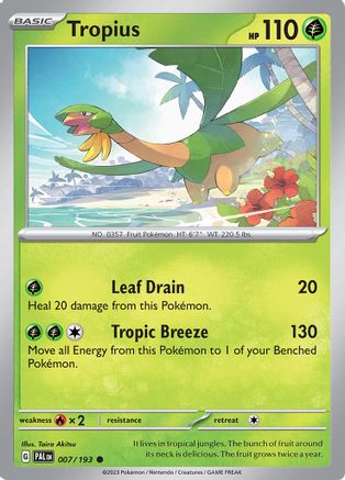 Tropius (007/193) [SV02 Paldea Evolved] Normal - Common
