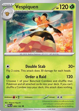 Vespiquen (009) [SV02 Paldea Evolved] Normal - Uncommon