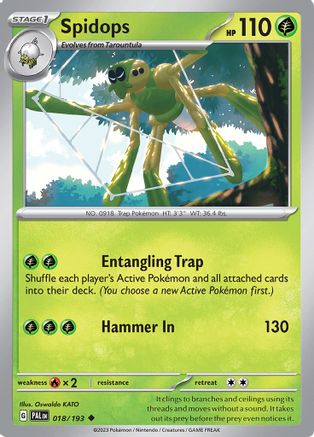 Spidops (018) [SV02 Paldea Evolved] Normal - Uncommon