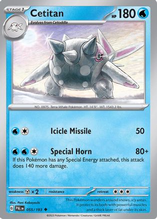 Cetitan (055/193) [SV02 Paldea Evolved] Reverse Holofoil - Uncommon