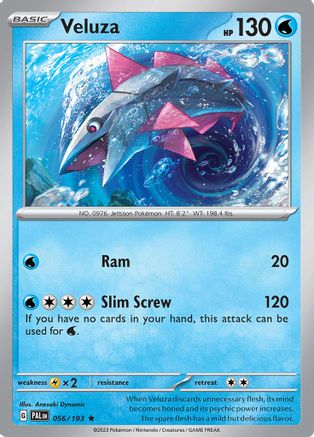 Veluza (056/193) [SV02 Paldea Evolved] Reverse Holofoil - Rare