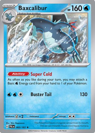 Baxcalibur (060/193) [SV02 Paldea Evolved] Holofoil - Rare