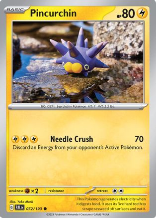Pincurchin (072/193) [SV02 Paldea Evolved] Normal - Common