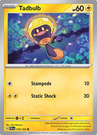 Tadbulb (078/193) [SV02 Paldea Evolved] Normal - Common