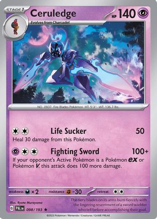 Ceruledge (098) [SV02 Paldea Evolved] Holofoil - Rare