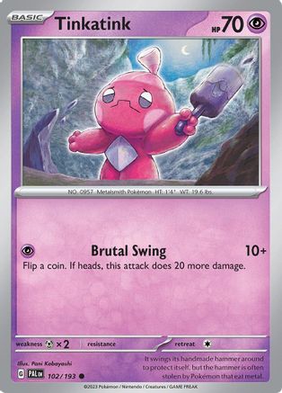 Tinkatink (102/193) [SV02 Paldea Evolved] Normal - Common