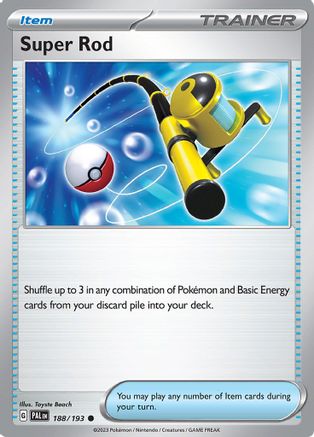 Super Rod (188/193) [SV02 Paldea Evolved] Normal - Common