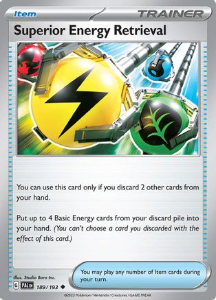 Superior Energy Retrieval (189/193) [SV02 Paldea Evolved] Normal - Uncommon