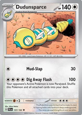 Dudunsparce (157) [SV02 Paldea Evolved] Normal - Uncommon